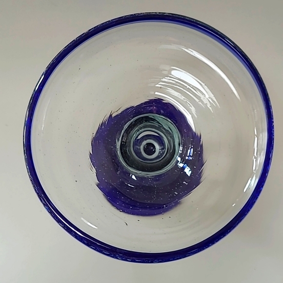 Mexican Hand-blown margarita glass - Picture 4 of 7